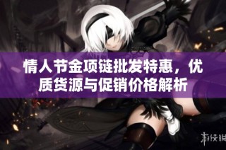 情人节金项链批发特惠，优质货源与促销价格解析