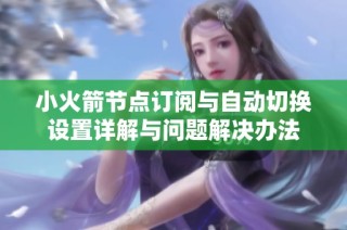 小火箭节点订阅与自动切换设置详解与问题解决办法