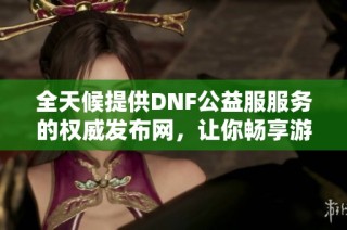 全天候提供DNF公益服服务的权威发布网，让你畅享游戏乐趣