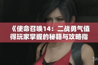 《使命召唤14：二战勇气值得玩家掌握的秘籍与攻略指南》