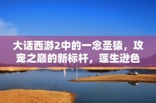 大话西游2中的一念圣猿，攻宠之巅的新标杆，莲生逊色明显