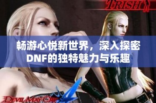 畅游心悦新世界，深入探密DNF的独特魅力与乐趣