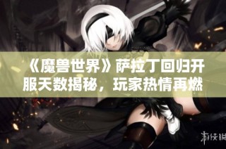 《魔兽世界》萨拉丁回归开服天数揭秘，玩家热情再燃
