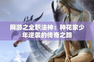 网游之全职法神：种花家少年逆袭的传奇之路