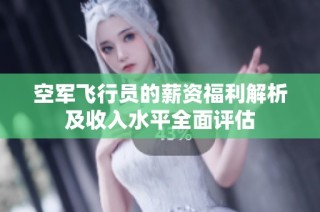空军飞行员的薪资福利解析及收入水平全面评估