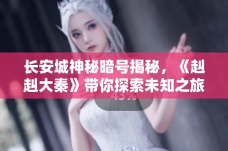 长安城神秘暗号揭秘，《赳赳大秦》带你探索未知之旅！