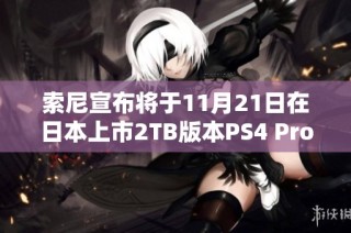索尼宣布将于11月21日在日本上市2TB版本PS4 Pro
