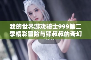 我的世界游戏骑士999第二季精彩冒险与锋叔叔的奇幻之旅