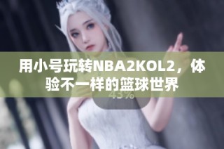用小号玩转NBA2KOL2，体验不一样的篮球世界