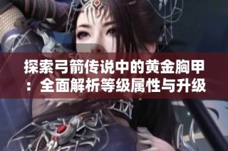 探索弓箭传说中的黄金胸甲：全面解析等级属性与升级攻略