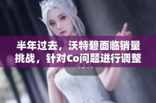 半年过去，沃特碧面临销量挑战，针对Co问题进行调整