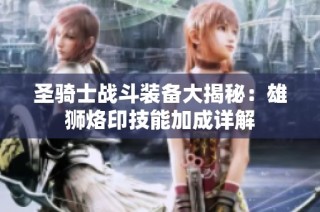 圣骑士战斗装备大揭秘：雄狮烙印技能加成详解