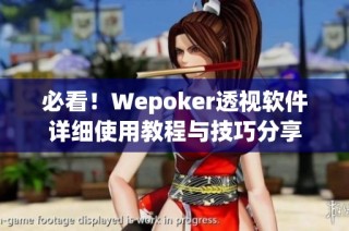 必看！Wepoker透视软件详细使用教程与技巧分享