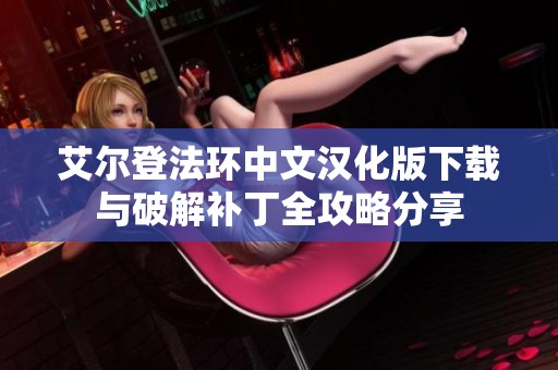 艾尔登法环中文汉化版下载与破解补丁全攻略分享