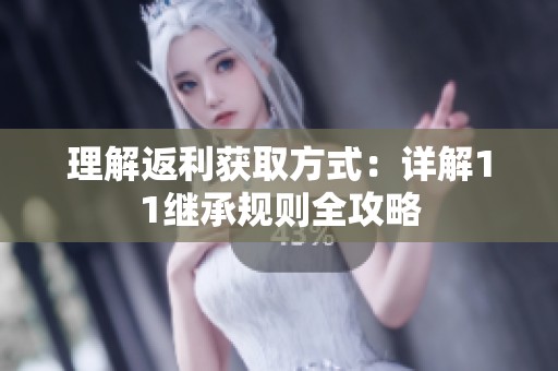 理解返利获取方式：详解11继承规则全攻略