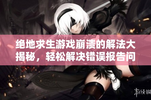 绝地求生游戏崩溃的解法大揭秘，轻松解决错误报告问题
